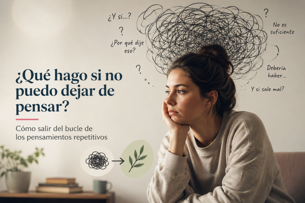 Qué hago si no puedo parar de pensar